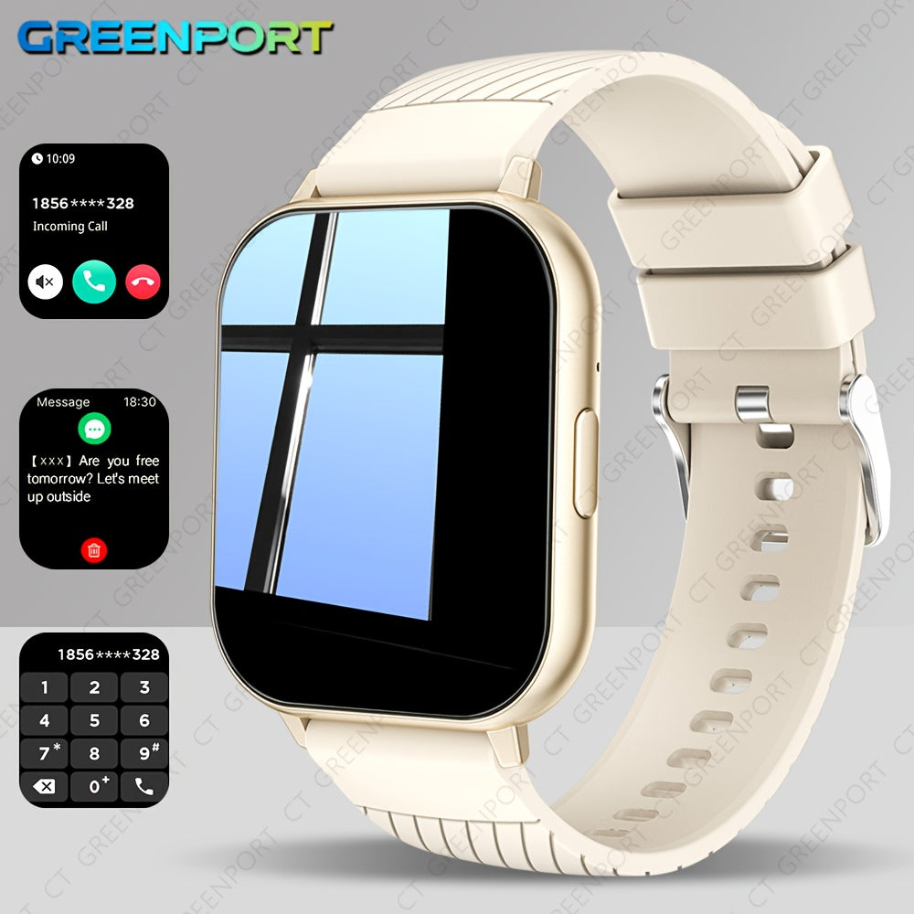 1.83" Dokunmatik Ekranlı Akıllı Saat – Arama ve Mesaj Hatırlatma, Spor Modları, Fotoğraf Kontrolü, Şık Unisex Tasarım