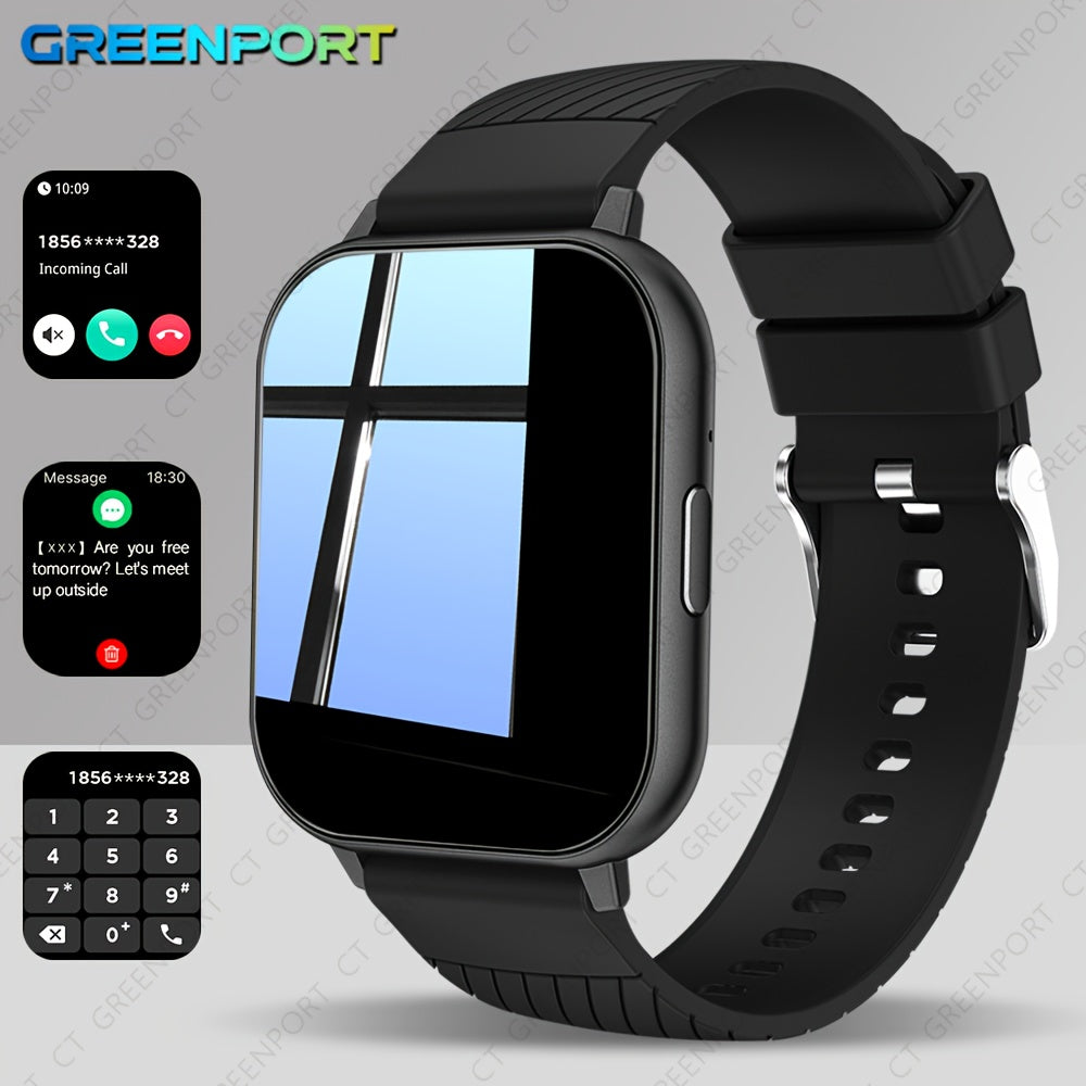 1.83" Dokunmatik Ekranlı Akıllı Saat – Arama ve Mesaj Hatırlatma, Spor Modları, Fotoğraf Kontrolü, Şık Unisex Tasarım