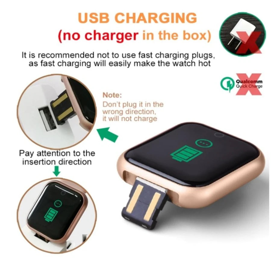 2025 Yeni D20 LED Dijital Akıllı Saat | Çocuk, Genç, Kadın ve Erkek Spor Saati | Su Geçirmez, Şık ve Modern Tasarım