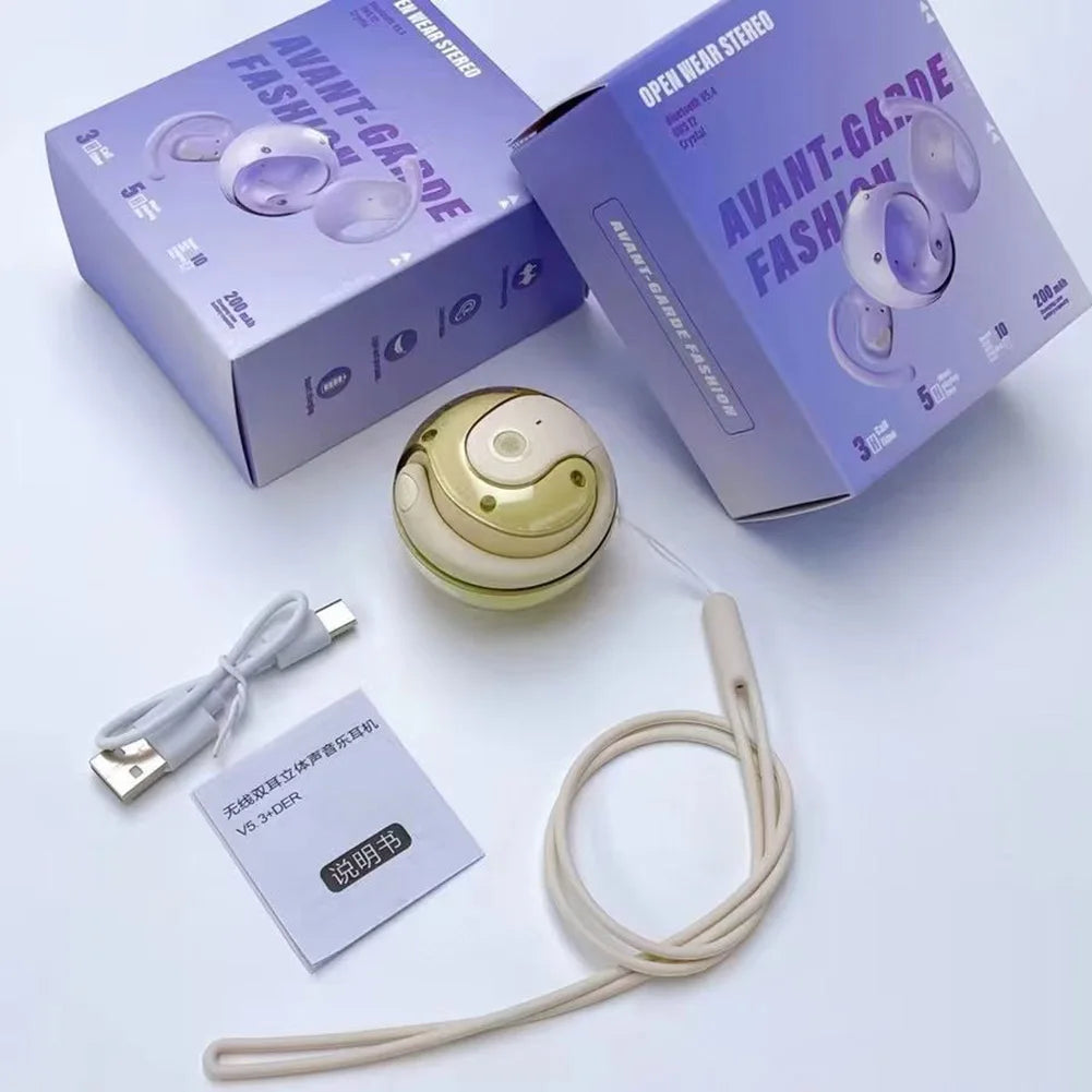 144 Dilde Gerçek Zamanlı Çeviri Kulaklığı | Kablosuz BT AI Tercüman Kulaklık | Seyahat ve İş İçin Akıllı Çeviri Cihazı