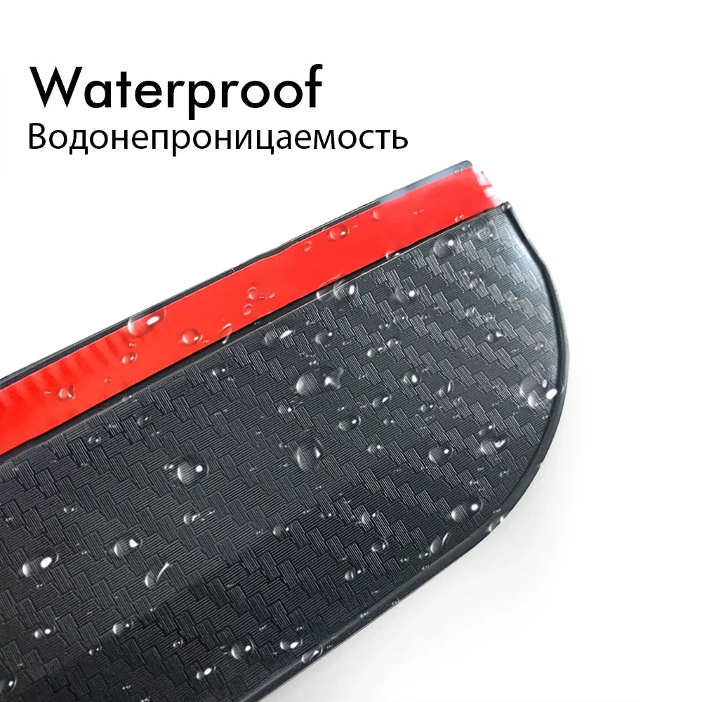 2'li Karbon Fiber Dikiz Aynası Yağmur Siperliği | Araç Aynası Gölgelik ve Güneş Koruma | Net Görüş İçin Su Geçirmez Aksesuar