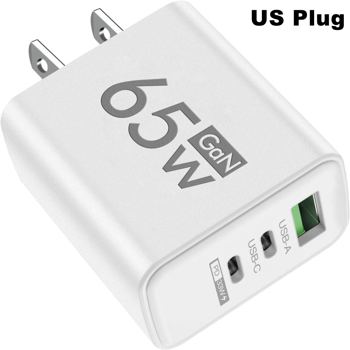 3 Portlu Hızlı Şarj Adaptörü | PD & QC3.0 Destekli | Type-C + USB | iPhone 16, Samsung, Xiaomi, Huawei Uyumlu Duvar Şarj Cihazı (EU/US/KR Priz)