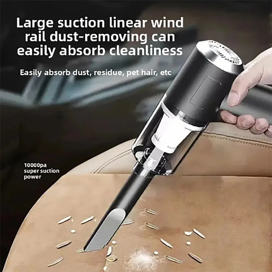 Kablosuz Şarjlı Araç Süpürgesi | Yüksek Güçlü Taşınabilir Vakum | Çok Fonksiyonlu Mini Mop ve Toz Temizleyici