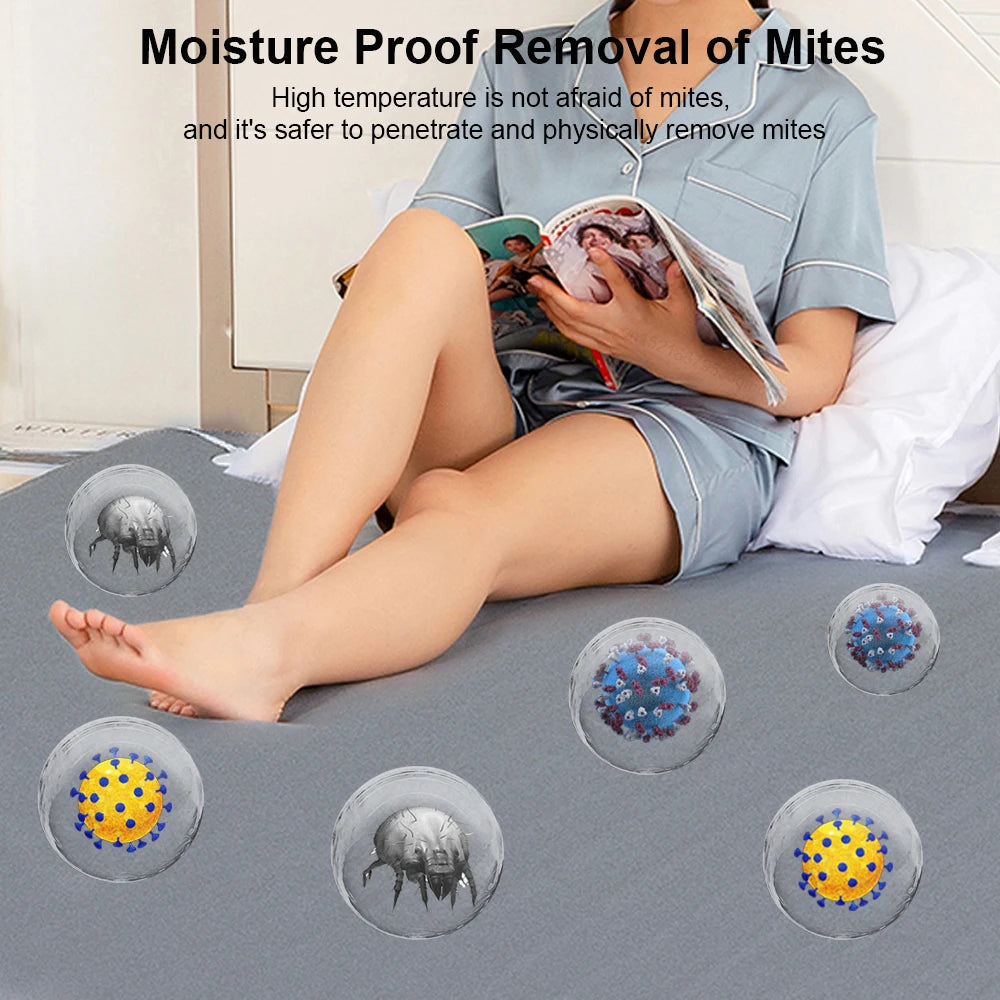 Çift Kişilik Elektrikli Isıtmalı Battaniye | 220V Termostat Kontrollü Isıtıcı Yatak Pedi – EU Fişli